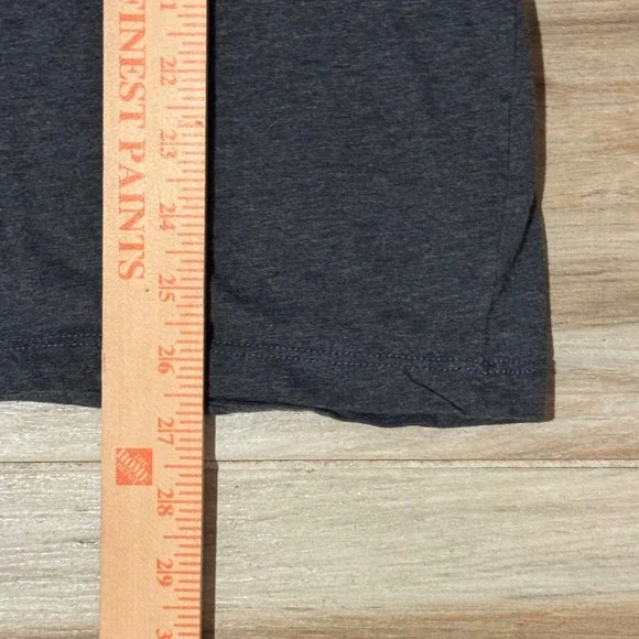 James Perse Standard Mens Polo Shirt Grey Yellow Trim Size 2 Medium Short Sleeve